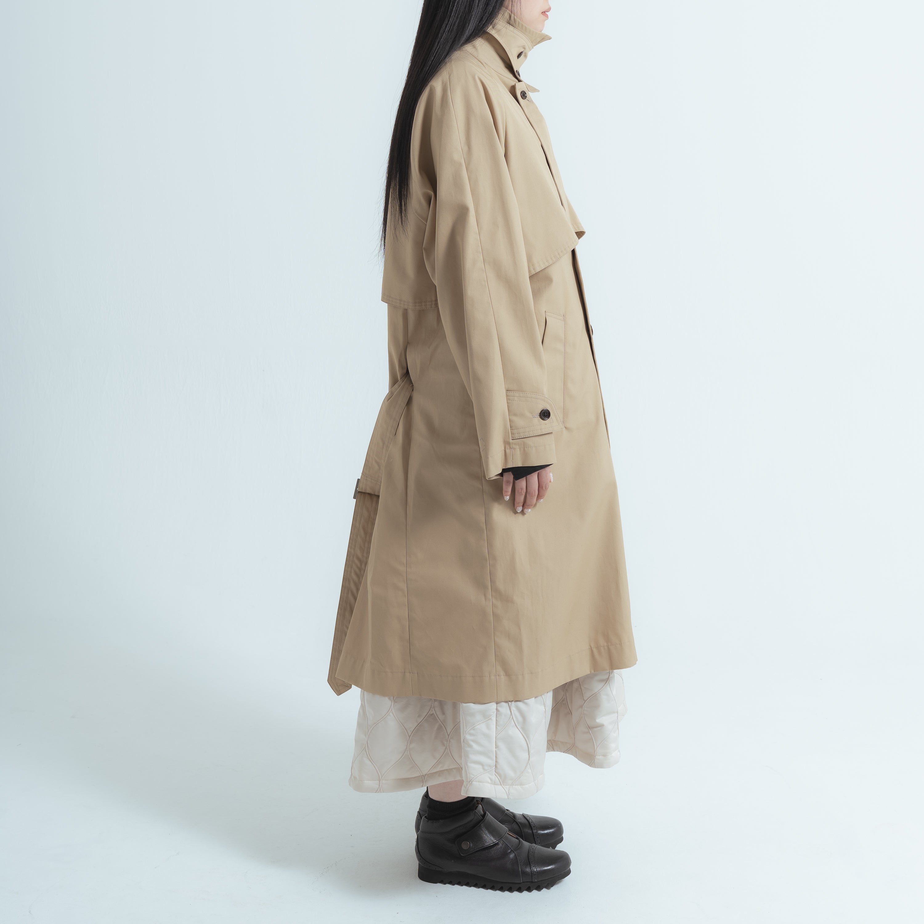 Gabardine trench coat– NaNo Art official shop