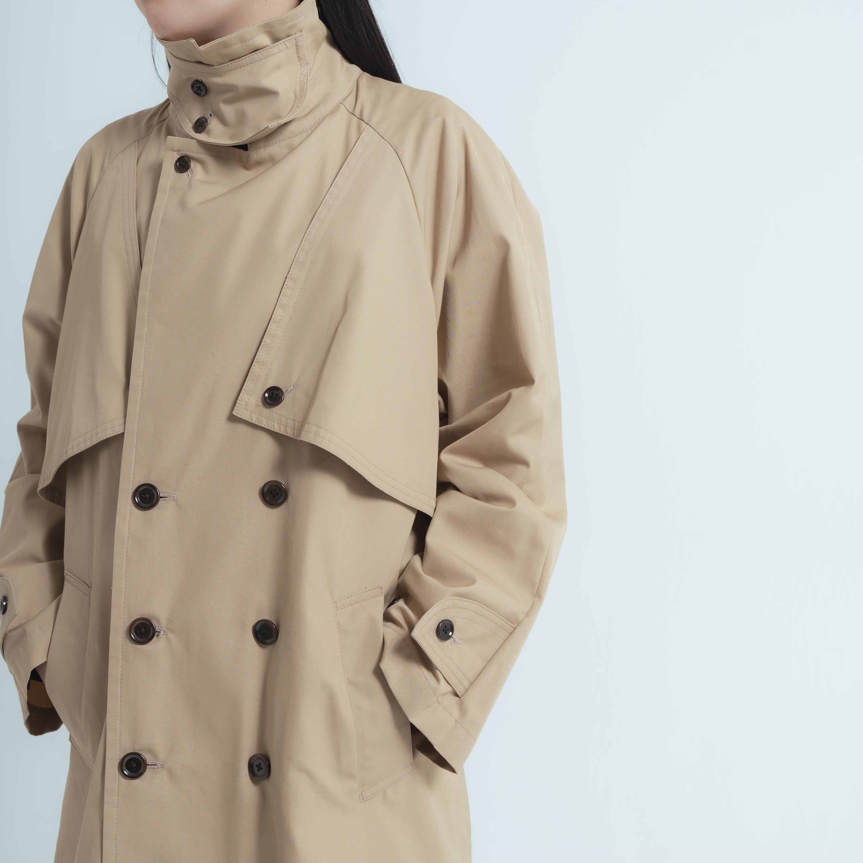 Gabardine trench coat– NaNo Art official shop