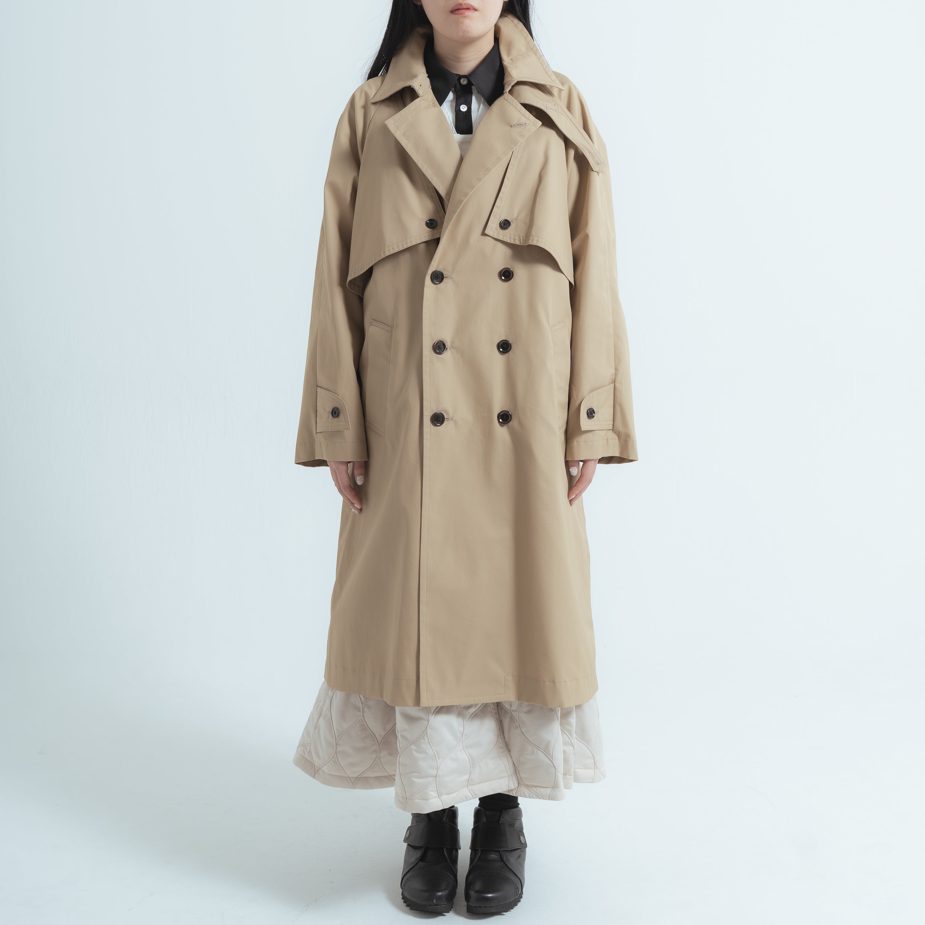 Gabardine trench coat– NaNo Art official shop