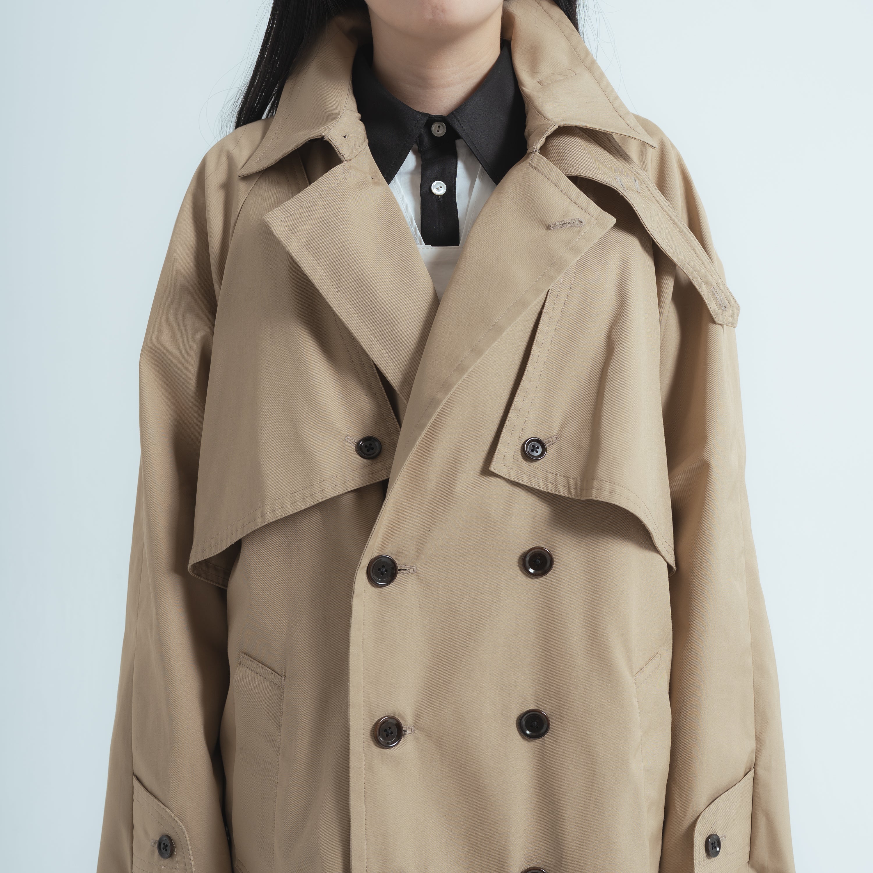 Gabardine trench coat– NaNo Art official shop