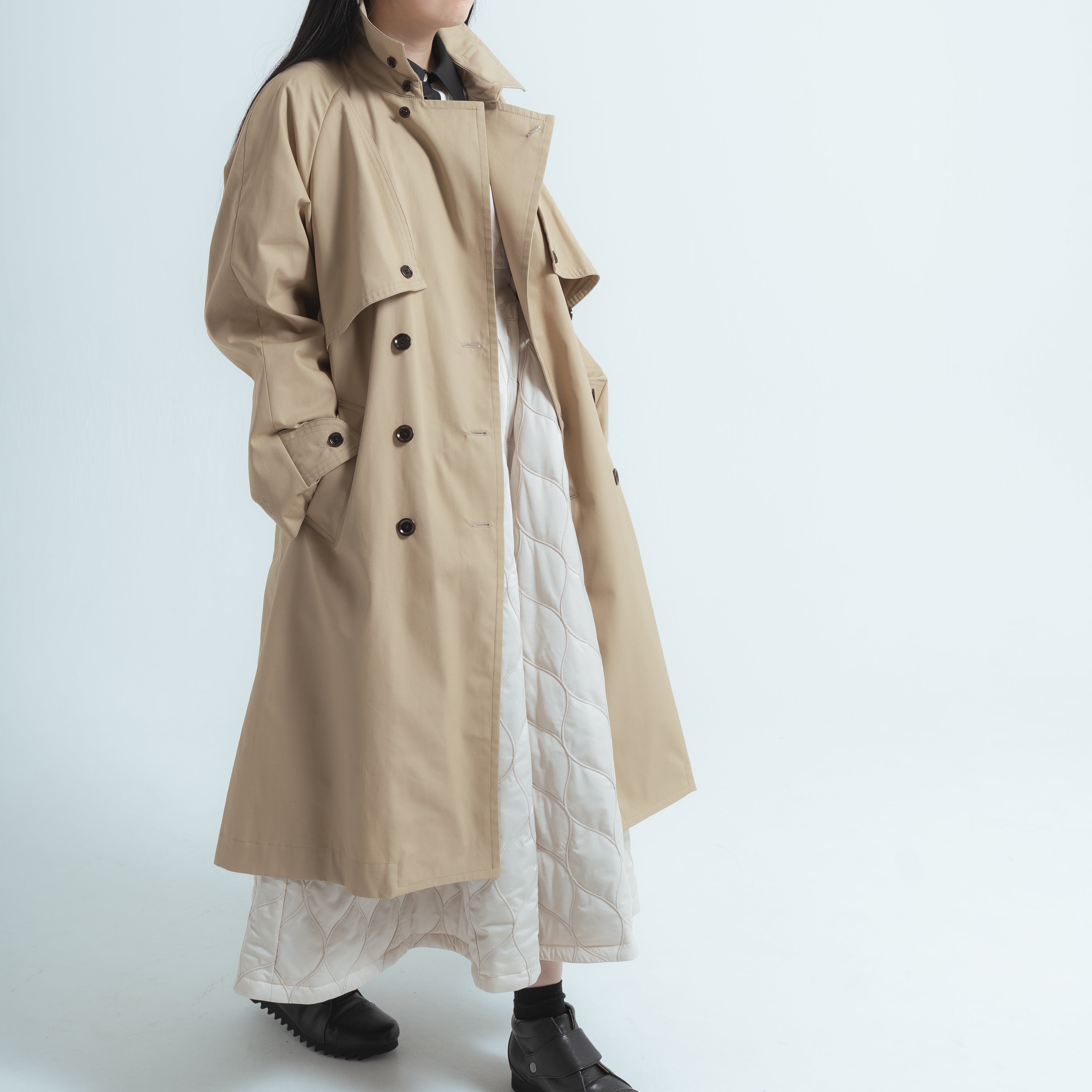 Gabardine trench coat– NaNo Art official shop
